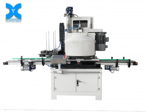 Six - wheel automatic can sealing machine